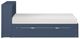 Homelegance® Nora Blue Twin Bookcase Platform Bed-4