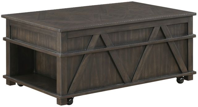 Homelegance® Lakeside Brown Lift Top Cocktail Table-0