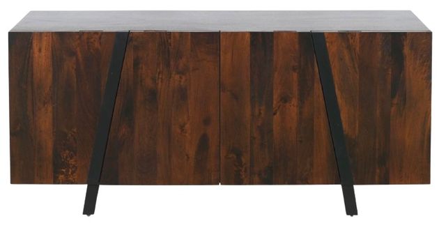 Home Trends & Design Riviera Dark Walnut Sideboard-1