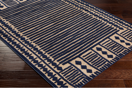 Surya Greenwich Blue/Taupe 8'x10' Area Rug-1