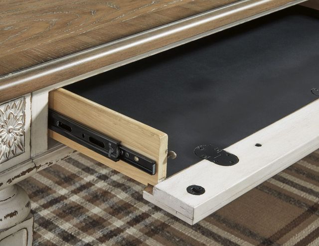 Signature Design by Ashley® Realyn White/Brown Office Desk-3
