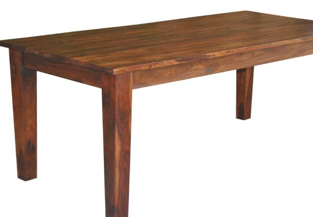 Jaipur Furniture Vienna Brown Taper Tube Dining Table-1