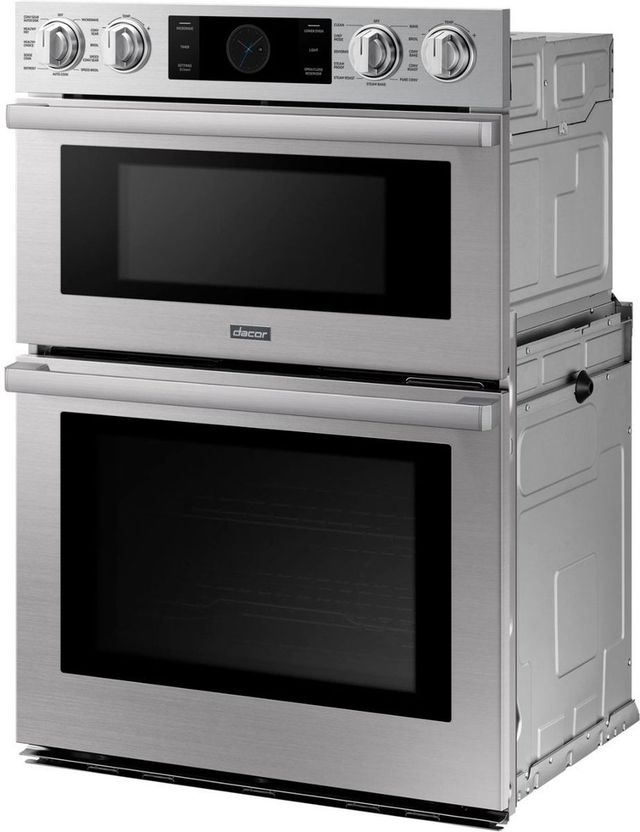 Dacor® Transitional 30" Silver Stainless Electric Combination Wall Oven-2