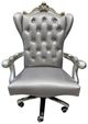 ACME Furniture Versailles Antique Platinum/Silver Executive Office Chair-3