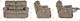 La-Z-Boy® Brooks Shadow Power Reclining Loveseat with Headrest and Lumbar-2