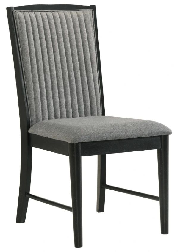 New Classic® Home Furnishings Skyline Gray/Onyx Dining Side Chair-0