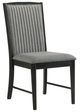 New Classic® Home Furnishings Skyline Gray/Onyx Dining Side Chair-0