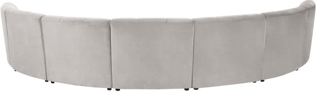 Meridian Furniture Limitless 7-Piece Cream Velvet Modular Sectional-2