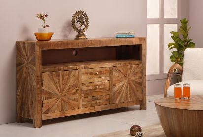 Jaipur Furniture Cayley Brown Media Sideboard-2