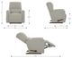 La-Z-Boy® Cade Smoke Manual Rocking Recliner-2