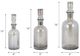 Sagebrook Home Callum 3-Piece Gray Bottle Set-2