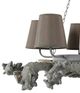 A & B Home Gray 5-Light Chandelier-1