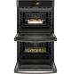 GE Profile™ 30" Black Stainless Steel Built In Convection Double Wall Oven-3