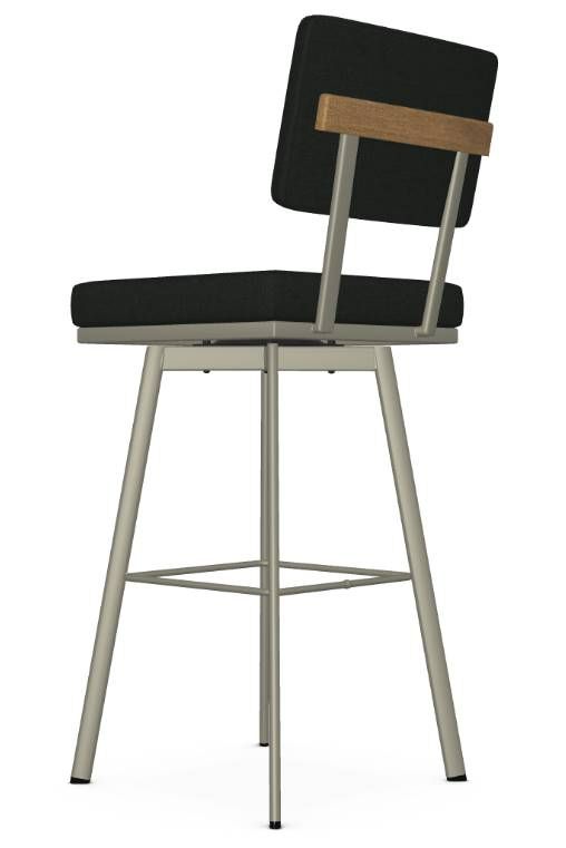 Amisco Customizable Wesley Swivel Bar Stool-1