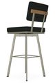 Amisco Customizable Wesley Swivel Bar Stool-1