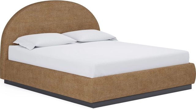 Modus Furniture Flex Porcini Chenille Full Upholstered Platform Bed-0