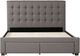 Primo™ International Sullivan Grey King Upholstered Storage Bed with Drawers-1