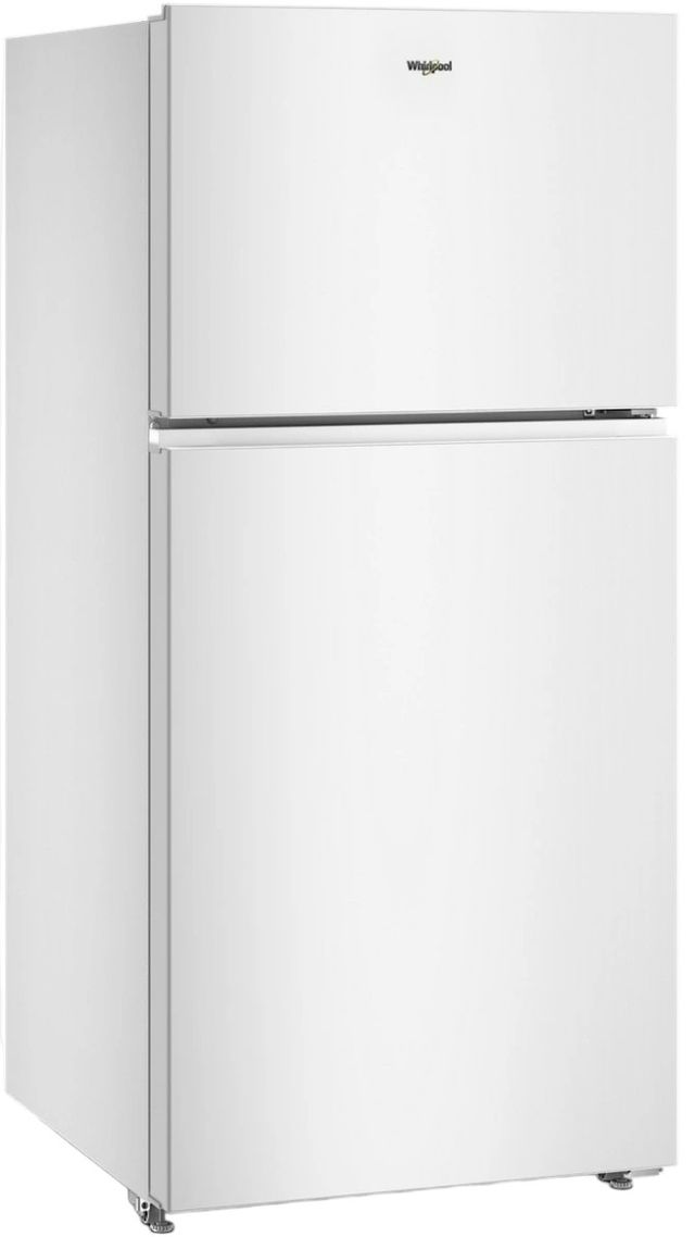 Whirlpool® 30" 19.3 Cu. Ft. White Top Freezer Refrigerator with Total Coverage Cooling-1