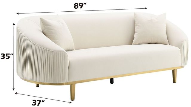 ACME Furniture Martina Ivory Sofa-2