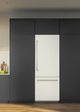 Bertazzoni 30'' Bianco Matt Bottom Mount Refrigerator Panel Kit-1