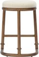 Four Hands Royce Charter Oatmeal Backless Counter Stool-4