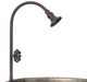 A & B Home 2-Piece Nickel Iron Flower Pot/Tub Set on Stand -1