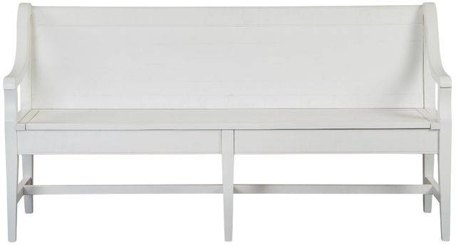 Magnussen Home® Heron Cove Chalk White Bench-3