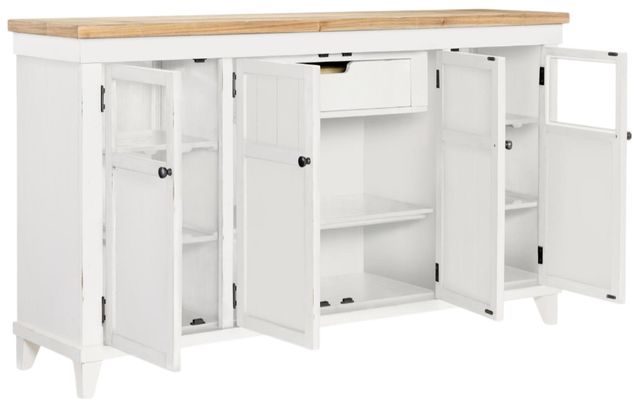 Legacy Classic XXX's and OOO's Amber/Cotton Credenza-1
