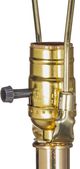 A & B Home Gold Round Body Table Lamp-5