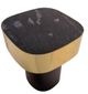 Sagebrook Home Metal and Marble Gold Side Table-1