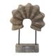 A & B Home Brown Curved Table Accent Sculpture-0