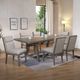 Winners Only® Sanford Gray Upholstered Dining Side Chair-1