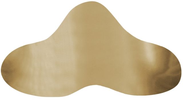 Meridian Furniture Tevere Brushed Gold 48" Coffee Table-2