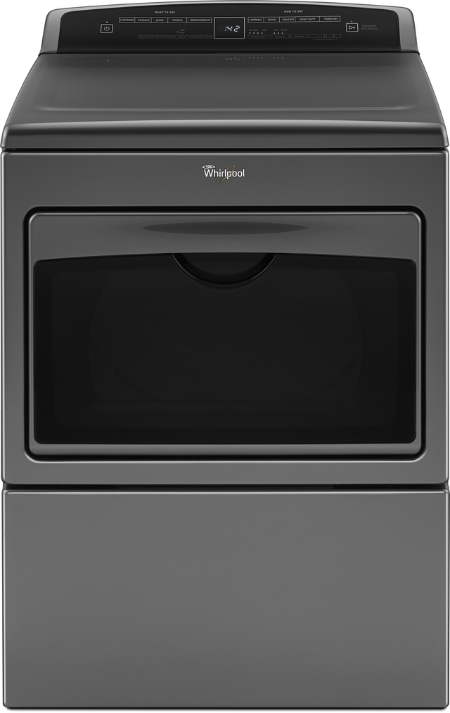 Whirlpool® Front Load Gas Dryer-Chrome Shadow-0