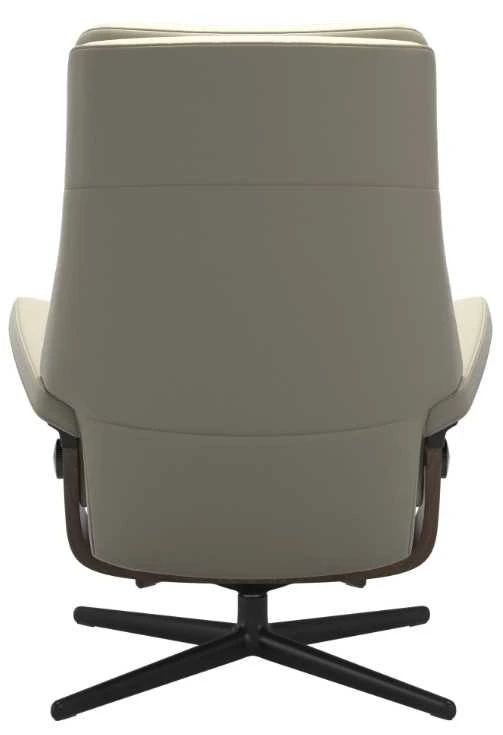 Stressless® by Ekornes® Customizable Paul Medium Cross Base Manual Recliner with Ottoman-4