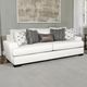 Furniture of America® Hyde Park Gray Oversized Sofa with Pillows-2