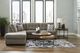 Signature Design by Ashley® Mahoney 2-Piece Chocolate Left-Arm Facing Sectional and Chaise-1