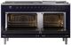 Ilve® Nostalgie II Series 60" Midnight Blue Pro Style Dual Fuel Range-1