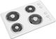 Whirlpool® 30" White Electric Cooktop-2