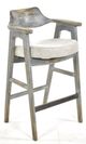 Nest Home Collections Wagner Anew Gray Bar Chair-0
