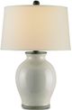 Currey & Company Fittleworth Feather Gray/Off-White Table Lamp-0