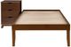 Powell® Portix 2-Piece Walnut Youth Twin Simple Bedroom Set-0