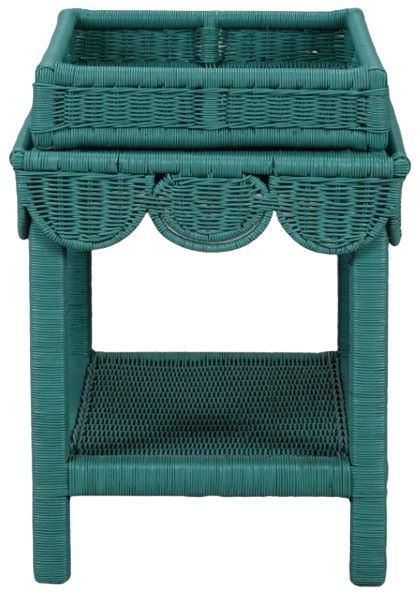 Bramble Customizable Scallop Side Table-2