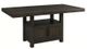 Elements International Colorado Dining Table With Wine Rack-0