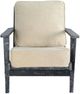 Sunny Designs™ Marina Black Sand/Off-White Accent Chair-2