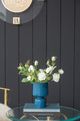 A & B Home White Rose Spray-5