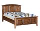 Archbold Furniture Carson Maple Bark Queen Arched Panel Bed-0
