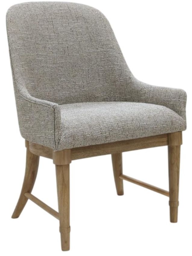 Legacy Classic Seraphina Sunlit Oak Upholstered Dining Arm Chair-0