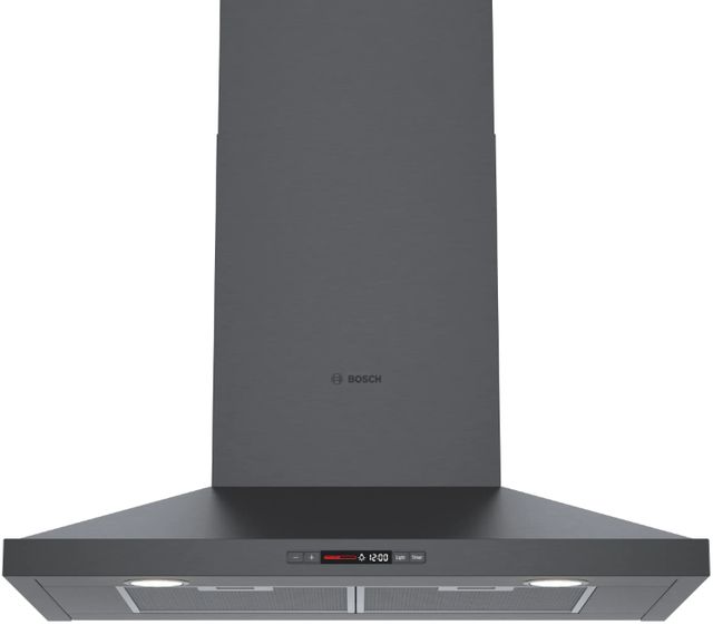 Bosch® 800 Series 30" Black Stainless Steel Pyramid Wall Mounted Range Hood-0