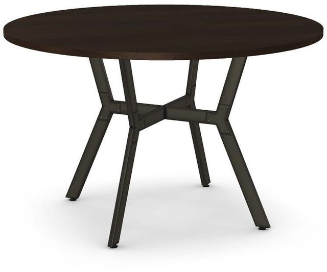 Amisco Customizable Norcross 30" Birch Veneer Round Table with a 48" Diameter Tabletop-0